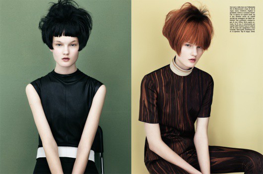 Kirsi Pyrhonen by Josh Olins (Beauty - Vogue Italia August 2011) 1
